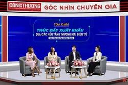 Thúc đẩy xuất khẩu qua các nền tảng thương mại điện tử