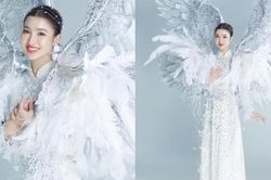 Chính thức hé lộ trang phục dân tộc nặng 10kg của Á hậu Phương Nhi ở Miss International