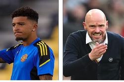 Jadon Sancho phải tập luyện một mình