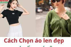 Cách chọn áo len đẹp chuẩn quý cô