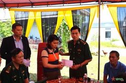 Lãnh đạo BĐBP tỉnh Quảng Nam thăm, động viên hỗ trợ gia đình ngư dân gặp nạn tại Quảng Nam