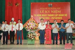 Đảng bộ xã Hoằng Hợp kỷ niệm 70 năm ngày thành lập