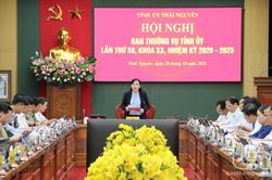 Ban Thường vụ Tỉnh ủy cho ý kiến vào nhiều nội dung quan trọng