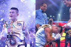 Thắng cao thủ Hàn Quốc để giành đai vô địch lịch sử, võ sĩ Việt Nam bỗng quỳ xuống khiến đối thủ bất ngờ còn CĐV khen ngợi