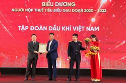 Petrovietnam được vinh danh đơn vị nộp thuế tiêu biểu giai đoạn 2020-2022