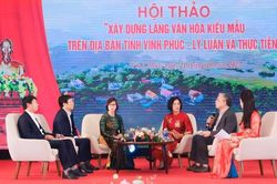 Vĩnh Phúc tổ chức Hội thảo khoa học xây dựng Làng văn hóa kiểu mẫu