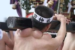 'Vai u thịt bắp' - niềm tự hào của những người khiêng kiệu ở Nhật Bản