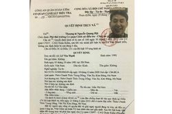 Truy nã đối tượng 'xin được vào ngành Công an'