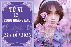 Tử vi vui 12 cung hoàng đạo ngày 22/10: Bảo Bình áp lực, Bạch Dương khá tốt