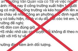 Công an quận Hà Đông bác tin có vụ bắt cóc trẻ em