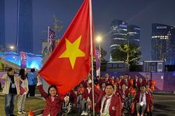 Ấm cúng lễ khai mạc ASIAN Para Games Hàng Châu