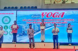 Đồng Nai xếp hạng nhì toàn đoàn Giải Yoga các CLB tỉnh Khánh Hòa mở rộng