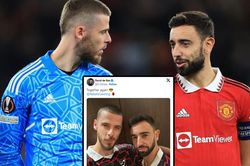 De Gea bất ngờ tuyên bố tái hợp đồng đội cũ Bruno Fernandes