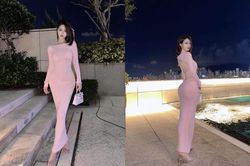 Diện váy 'lưới đánh cá' đi chơi đêm, 'gái một con' xứ Trung gây bão