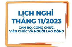 Lịch nghỉ tháng 11/2023 của cán bộ, công chức, viên chức và người lao động ở công ty tư nhân