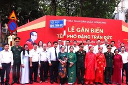 Lễ gắn tên phố Đặng Trần Đức: Vinh danh nhà tình báo lỗi lạc