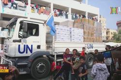 Đoàn xe chở hàng viện trợ thứ ba đến Gaza