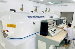 Bệnh viện Y dược cổ truyền Tuyên Quang đầu tư hệ thống buồng oxy cao áp hiện đại