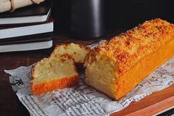 Mát trời làm món bánh bông lan vị bơ dừa thơm phức, ngon lành