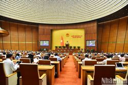 Quốc hội thảo luận về dự án Luật Tài nguyên nước (sửa đổi) và dự án Luật Nhà ở (sửa đổi)