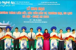 Khai mạc Chương trình liên kết, xúc tiến đầu tư, thương mại, du lịch Hà Nội - Nghệ An 2023