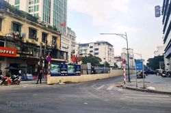 Phương án phân luồng thi công ga ngầm đường sắt Nhổn-Ga Hà Nội