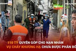 110 tỷ quyên góp cho nạn nhân vụ cháy Khương Hạ chưa được phân bổ?