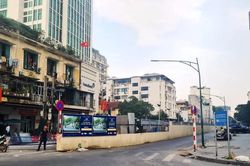 Phương án phân luồng thi công ga ngầm đường sắt Nhổn-Ga Hà Nội