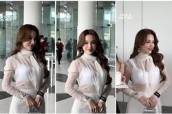 Nhan sắc Huyền Baby giữa dàn sao khủng sự kiện 'Đạp gió': Cam thường vẫn đẹp từng milimet