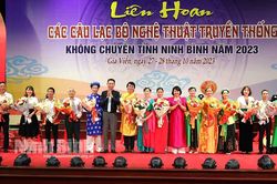 Khai mạc Liên hoan các CLB nghệ thuật truyền thống không chuyên tỉnh Ninh Bình lần thứ 5