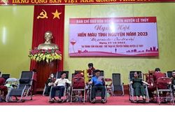 Ngày hội hiến máu trên quê hương Đại tướng Võ Nguyên Giáp