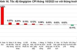Chỉ số giá tiêu dùng tháng 10-2023 tăng 0,08% so với tháng trước