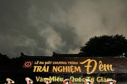 Chính thức ra mắt chương trình trải nghiệm đêm Văn Miếu - Quốc Tử Giám