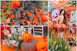 Xuýt xoa biệt thự hoành tráng đón Halloween của Đoàn Di Băng