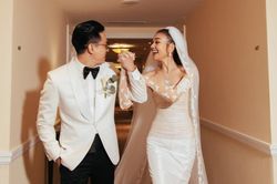 Vợ chồng Thanh Hằng nhận tin vui sau đám cưới cổ tích