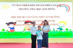 Trường tiểu học Kim Đồng (TP Lào Cai) tổ chức hội thi Tìm kiếm tài năng 'Kim Dong Got talent'