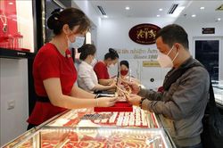 Hai thương hiệu vàng trong nước biến động không đồng nhất