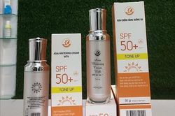 Thu hồi toàn quốc sản phẩm kem chống nắng Asia Whitening Cream With kém chất lượng