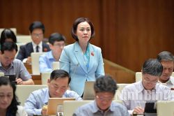 Kỳ họp thứ 6, Quốc hội khóa XV: Đại biểu Quốc hội tỉnh tham gia thảo luận tại hội trường về kết quả thực hiện kế hoạch phát triển kinh tế- xã hội năm 2023