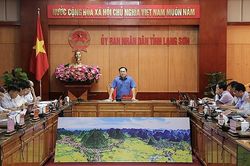 Lạng Sơn: Đánh giá tình hình thực hiện các dự án trọng điểm quý III/2023