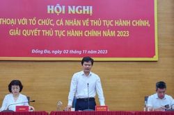 100% bộ phận 'Một cửa' quận Đống Đa triển khai thủ tục hành chính không chờ
