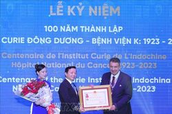 Phó Thủ tướng Trần Hồng Hà dự Lễ Kỷ niệm 100 năm thành lập Viện Curie - Bệnh viện K