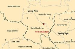 Quảng Nam: Xảy ra 2 trận động đất ở các huyện miền núi