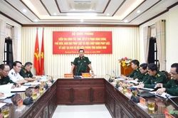 Thượng tướng Võ Minh Lương kiểm tra công tác 1389 tại Bộ Chỉ huy Bộ đội Biên phòng tỉnh Quảng Nam