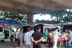 Nổ bình khí ga ở nhà máy đóng tàu Dung Quất, nhiều người bỏng nặng