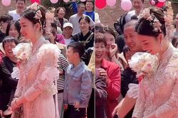 Cả làng đến xem đám cưới vì cô dâu đẹp như tiên nữ