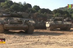 Israel tập trung xe tăng ở biên giới với Lebanon