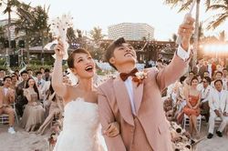 Đám cưới Gin Tuấn Kiệt - Puka: Xúc động khoảnh khắc chú rể sánh đôi cùng cô dâu