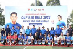 Khai mạc Giải bóng đá Thanh niên công nhân Cup Red Bull 2023 khu vực Đồng bằng Sông Hậu