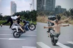 Lạng lách, đánh võng quay clip khoe 'chiến tích': Việc xử lý chưa đủ sức răn đe so với sức hút của mạng xã hội